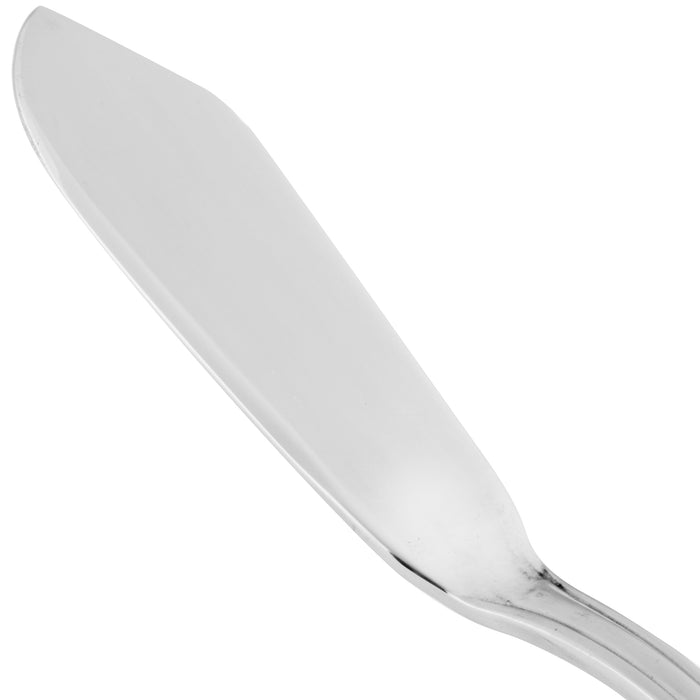 10 Strawberry Street LNCLN-BK Lincoln 18/0 Heavy Weight 6 3/4" Stainless Steel Butter Knife - 12/Pack