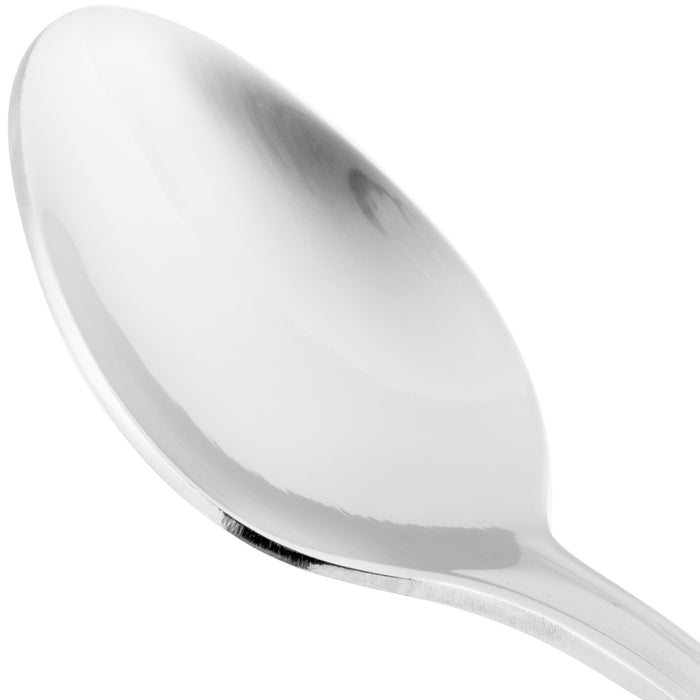 10 Strawberry Street LNCLN-DS Lincoln 18/0 Heavy Weight 7 1/4" Stainless Steel Dinner Spoon - 12/Pack