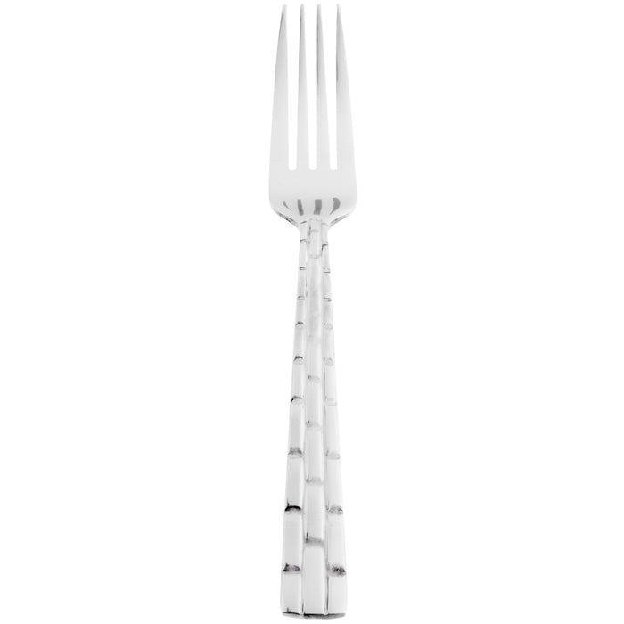 10 Strawberry Street PAN-SF Panther Link 18/0 Heavy Weight 7" Stainless Steel Salad Fork - 12/Pack