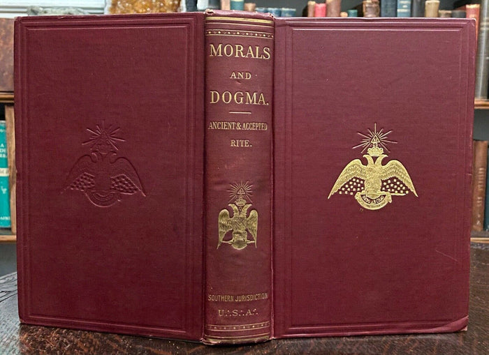 1918 MORALS AND DOGMA - FREEMASONRY ANCIENT SCOTTISH RITE MASONIC HISTORY