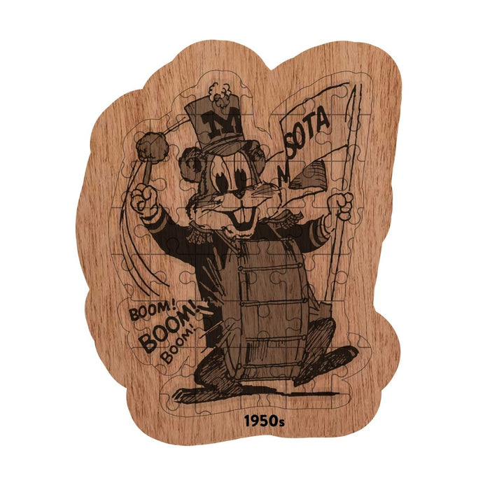 1950s Vintage Goldy Wooden Puzzle with Tray