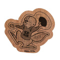 1960s-1970s Vintage Goldy Wooden Puzzle with Tray