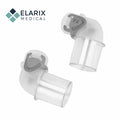 2pack Replacement Elbow Connector for Mirage FX Nasal CPAP Mask CPAP Mask Elbow SelfiMed UK