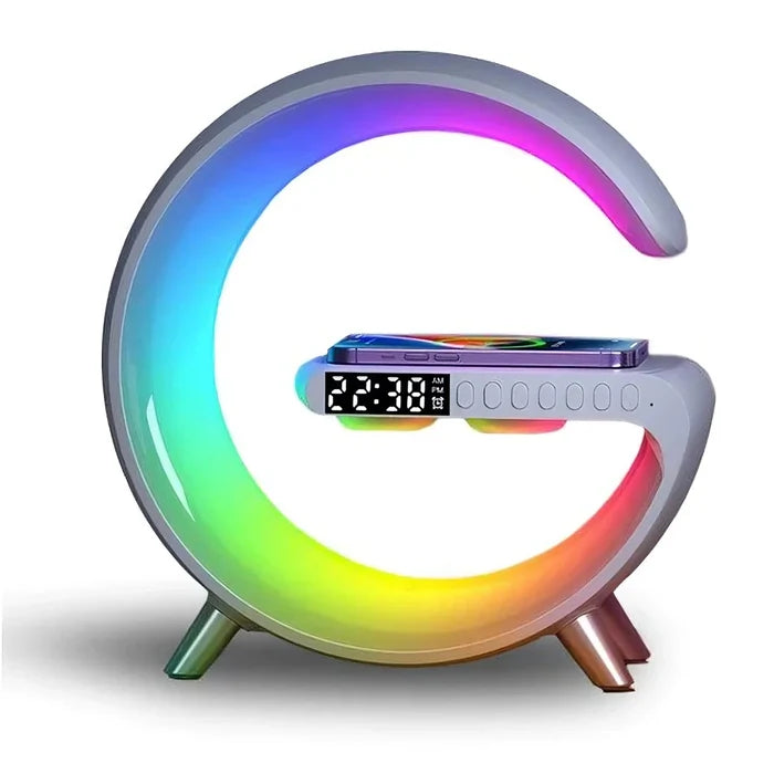 3-in-1 Alarm with Wireless Charger: Perfect Atmosphere Lamp & Alarm Clock for Teens Looking for G-Lamp Features