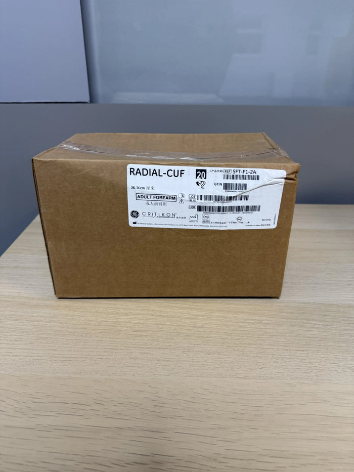 GE Critikon Radial Blood Pressure Cuff Adult Forearm 26-36cm (Box of 20) - Brand New blood pressure cuff SelfiMed UK