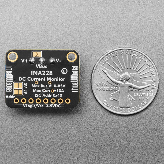 Adafruit INA228 - I2C 85V, 20-bit High or Low Side Power Monitor - STEMMA QT / Qwiic by Adafruit - The Pi Hut