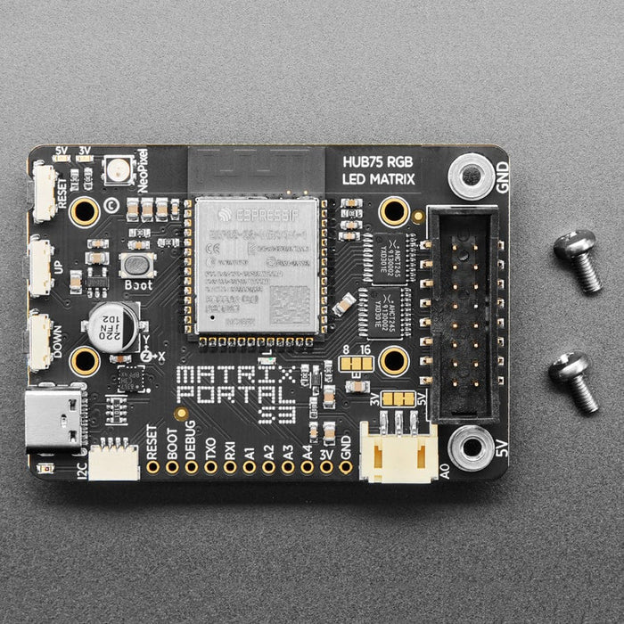 Adafruit Matrix Portal S3 CircuitPython Powered Internet Display by Adafruit - The Pi Hut