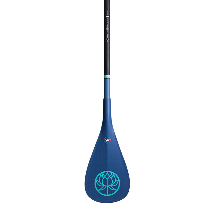 Adjustable SUP Paddle - Blue Lotus - YOLO Board and Bike