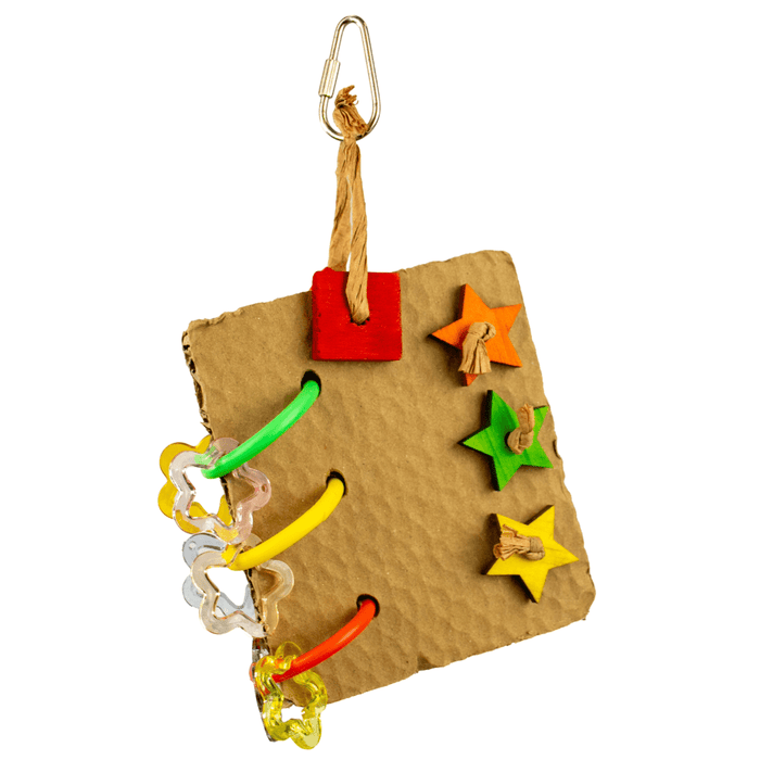A&E Paperback Peck-a-Page Bird Toy - New York Bird Supply