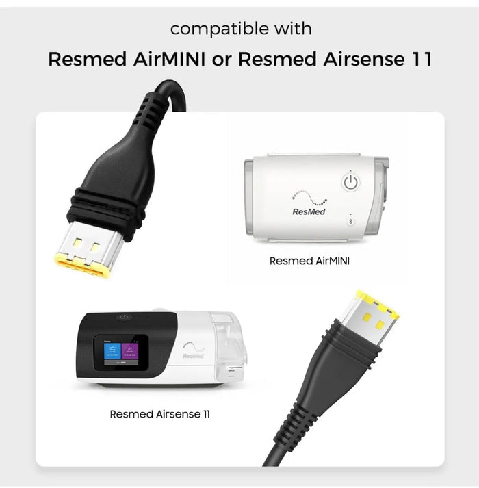 Airsense 10 to AirSense 11 & Airmini CPAP Machine Power Cord Convert Cable Airmini Convert Cable SelfiMed UK