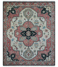 Allure Custom Made Turkish Design Beige Hand Knotted Wool Rug - The Rug Decor