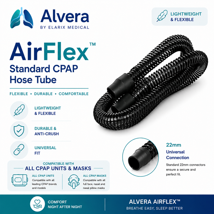 Alvera AirFlex Standard CPAP Hose Tube SelfiMed UK