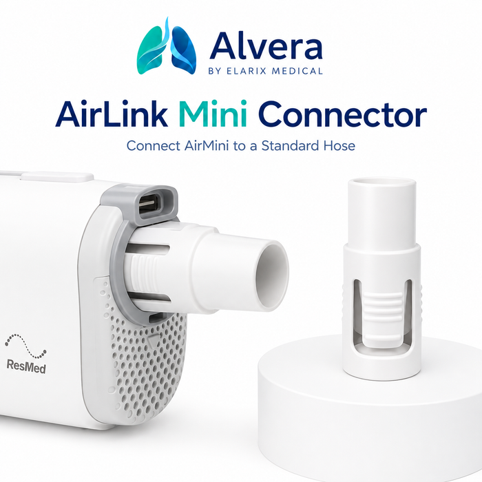Alvera AirLink Mini Connector for AirMini Travel CPAP Machines Twin Pack Airmini Connector SelfiMed UK