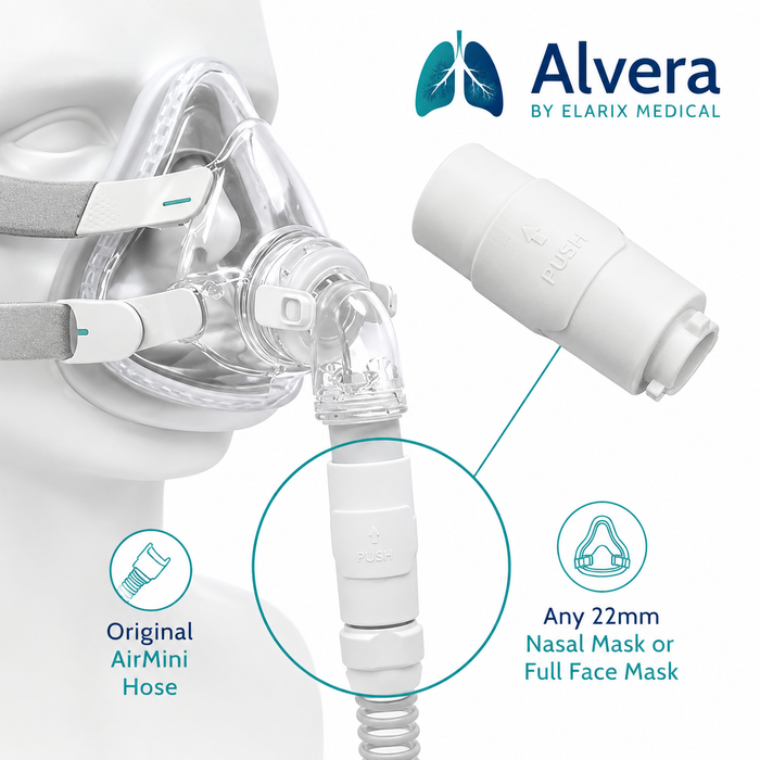 Alvera AirLink Mini Mask Adapter Single Pack Airmini Adapter SelfiMed UK