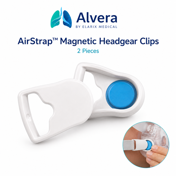 ALVERA AirStrap™ Magnetic Headgear Clips - 2 Pieces SelfiMed UK