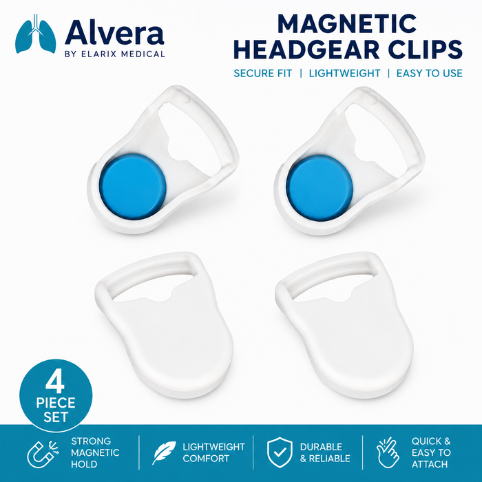 ALVERA AirStrap™ Magnetic Headgear Clips - 4 Pieces headgear clips pieces SelfiMed UK