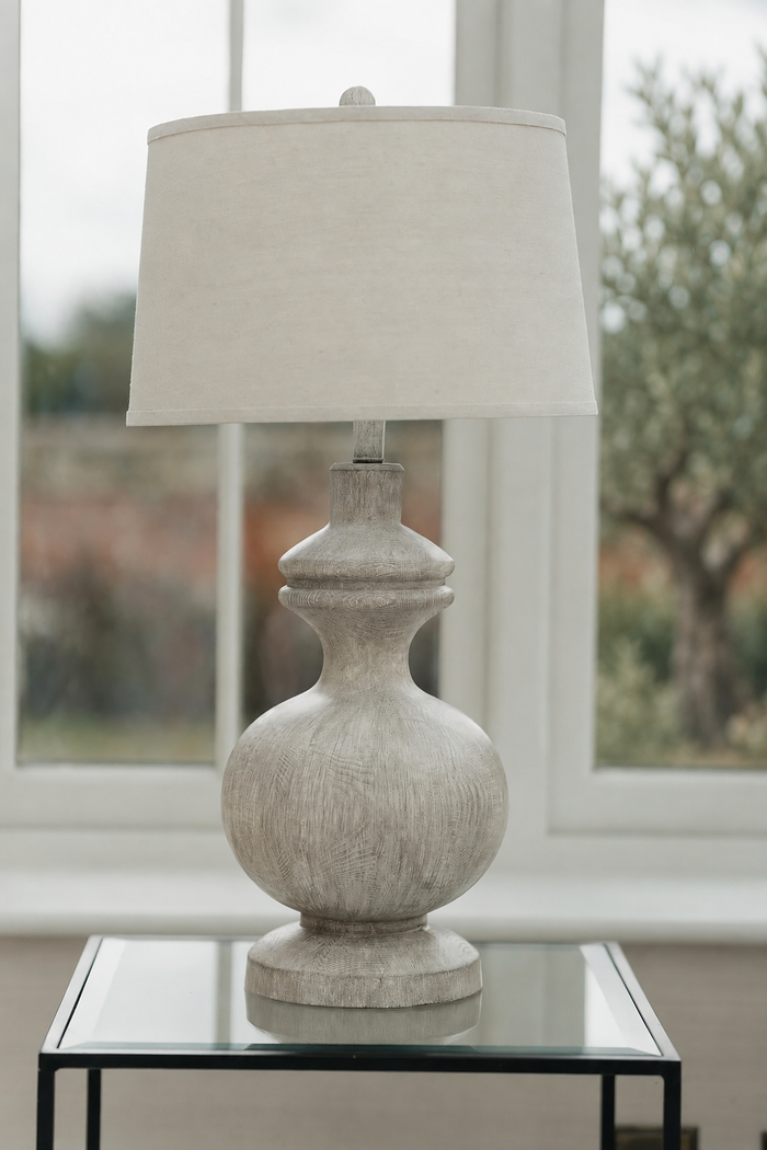 Amorie Table Lamp With Linen Shade