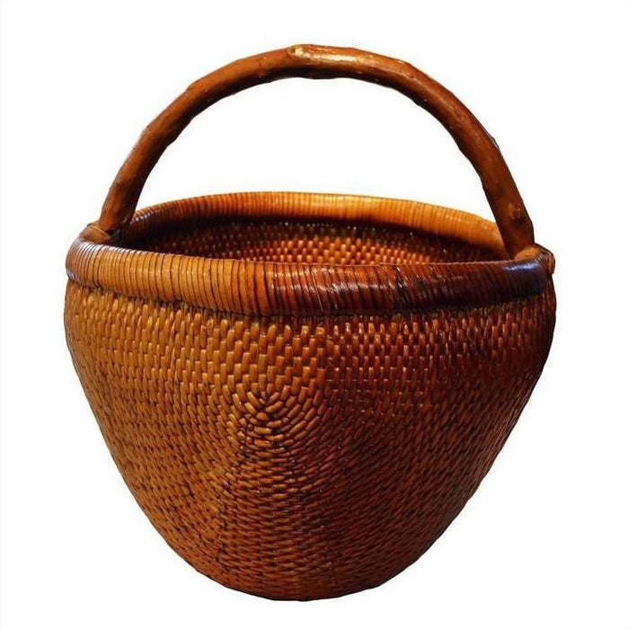 Antique Chinese Grain Basket-3. Asian & Chinese Furniture, Art, Antiques, Vintage Home Décor for sale at FEA Home