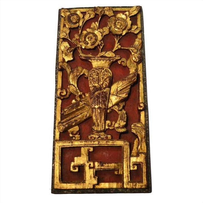 Antique Chinese Hand Carved Temple Ornament-1. Asian & Chinese Furniture, Art, Antiques, Vintage Home Décor for sale at FEA Home