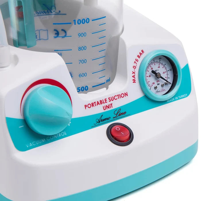 Armoline AL-01 Portable Suction Unit Machine – 15L/min Flow Rate Nebuliser Machine SelfiMed UK