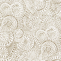 Aura in Gold on White