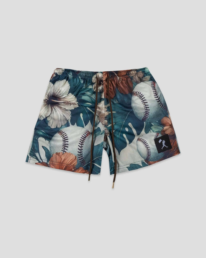 Baseballism | Aloha Ball Diamond Air Mesh Shorts