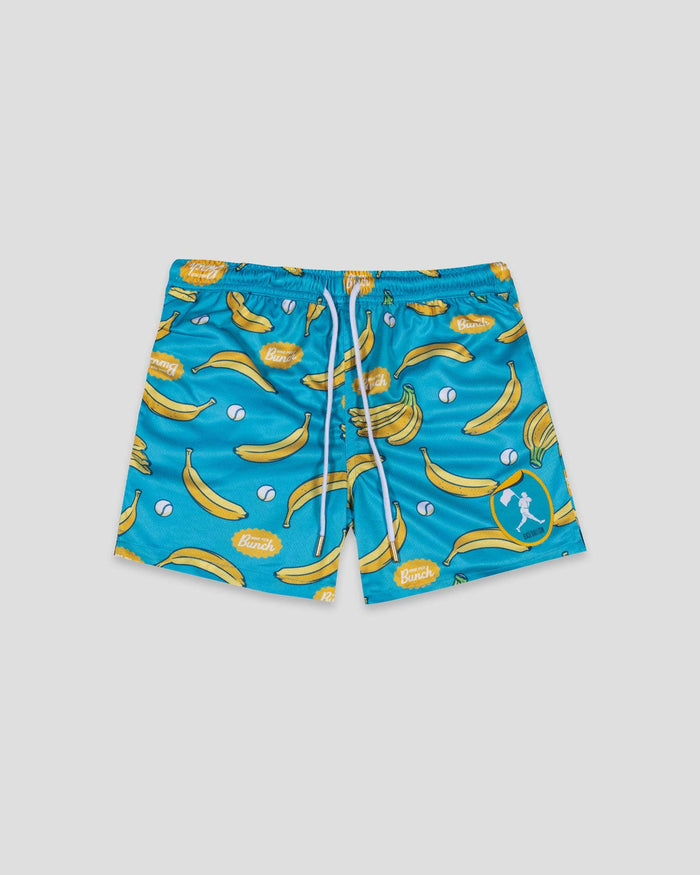 Baseballism | Bananas Peelin Good Diamond Air Mesh Shorts