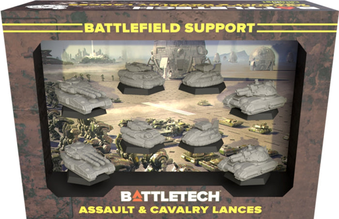 Catalyst Games Battletech Battlefield Support Miniatures Set with Assault and Cavalry Lances