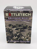Battletech Salvage Box featuring Battlefield Support with 2 random vehicles for strategy gaming enthusiasts