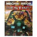 MechWarrior Destiny rulebook by Catalyst Games featuring cockpit view and battle mechs artwork