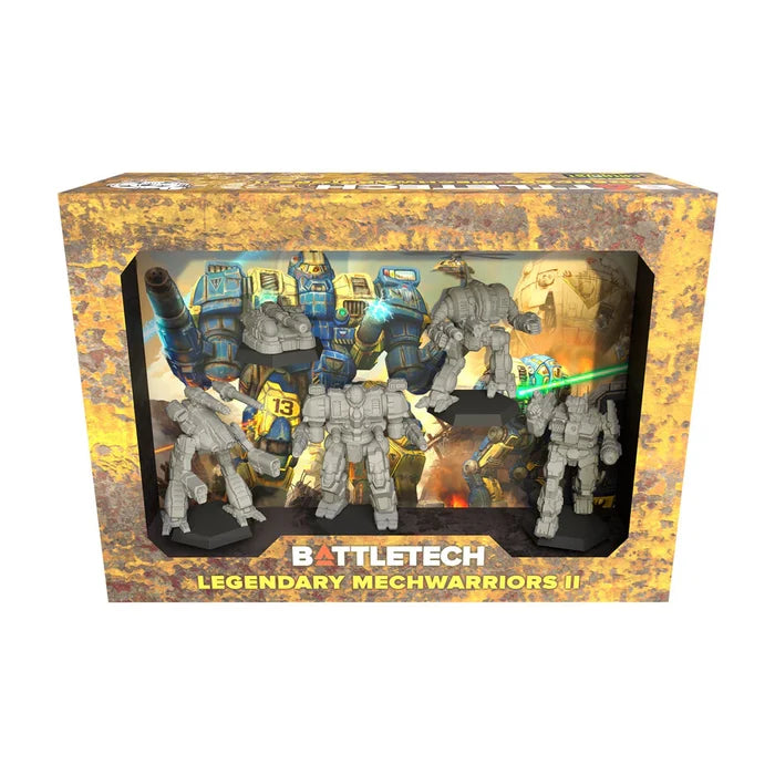 Catalyst Games Battletech Legendary Warriors 2 Force Pack miniatures set with detailed mechwarrior figures