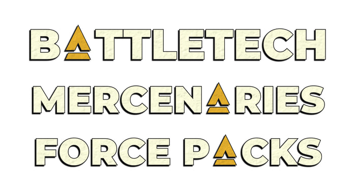 BattleTech Mercenaries Force Packs Miniatures for Tabletop Strategy Games by Catalyst Games