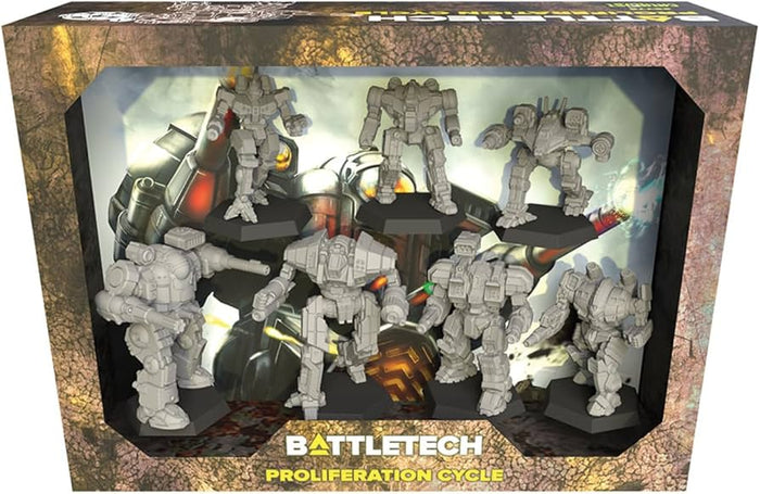 Battletech Proliferation Cycle Force Pack with detailed miniatures for tabletop gaming enthusiasts