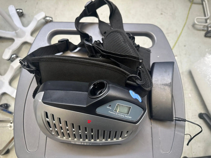 Baynhams Powered Air Purifying Respirator with Power Supply and Li-ion Battery air purifying respirator SelfiMed UK