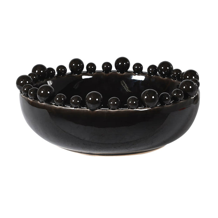 Black Bobble Edged Bowl