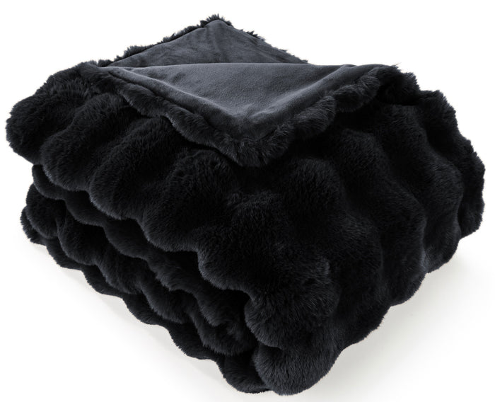 Black Luxe Throw