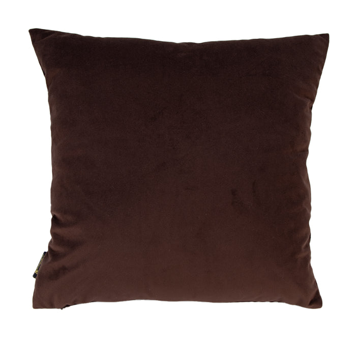 Brown pillow on a white background