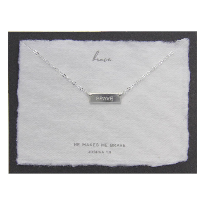 Brave Necklace Sterling Silver