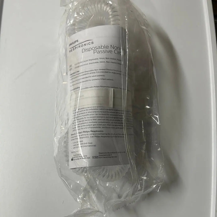 Philips Respironics 1132340 Patient Circuit, Disposable 22mm, non heated passive Breathing Circuit SelfiMed UK