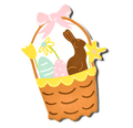 Happy Everything Bunny Basket Attachment
