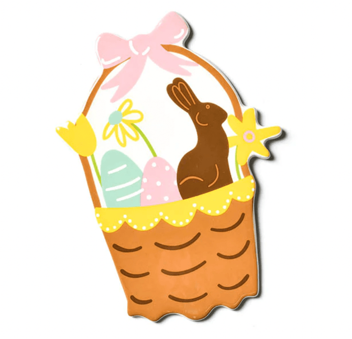 Happy Everything Bunny Basket Attachment