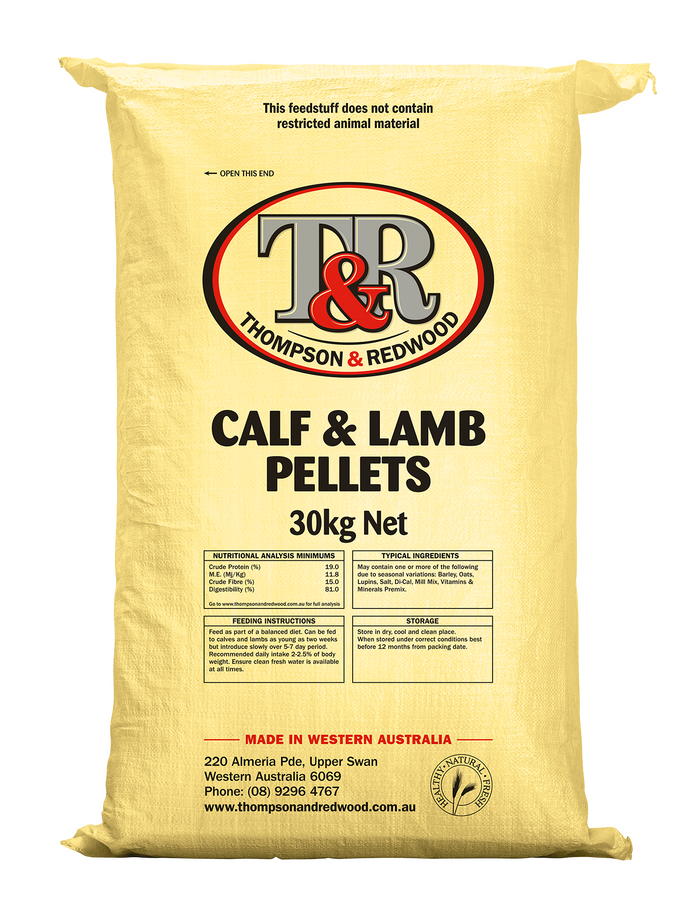 CALF AND LAMB STARTER PELLETS 30KG