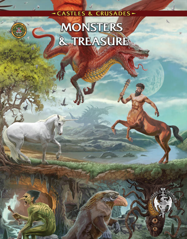 Castles and Crusades RPG: Monsters & Treasure Hard Cover