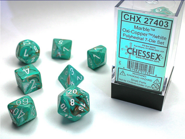 Marble Oxi-Copper/white