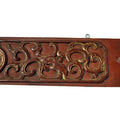 Chinese Hand Carved Wood Plaque-1. Asian & Chinese Furniture, Art, Antiques, Vintage Home Décor for sale at FEA Home