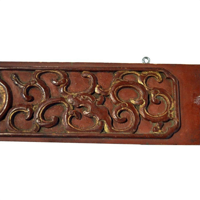 Chinese Hand Carved Wood Plaque-1. Asian & Chinese Furniture, Art, Antiques, Vintage Home Décor for sale at FEA Home