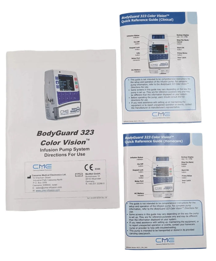 CME Bodyguard 323 Colour Vision Infusion Pump - New in Box Infusion Pump SelfiMed UK