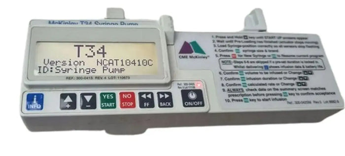 CME McKinley T34 Syringe driver Syringe Driver SelfiMed UK