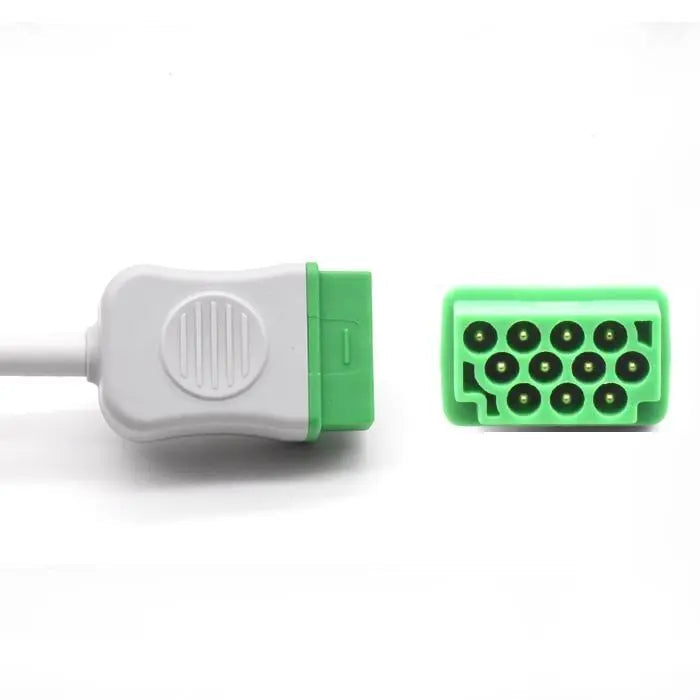 Compatible GE Marquette Patient Monitor 11 Pin Snap ECG Cable - Next Day Delivery next day delivery SelfiMed UK