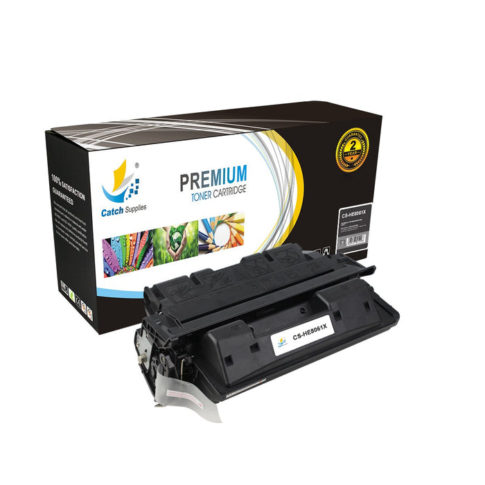 Compatible HP C8061X High-Yield Black Toner Cartridge, 1-Pack, for LaserJet 4100MFP 4101MFP 4100 4100DTN 4100N 4100TN Printers